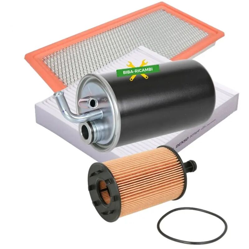 Kit tagliando 4 filtri solo per dodge journey 20 crd 103kw-140cv
