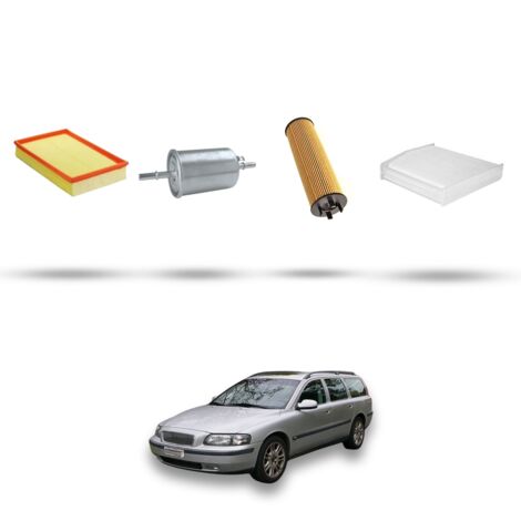 Kit Tagliando compatibile con Volvo V70 II 2.4 20V T5 191Kw dal 2004 al 2007