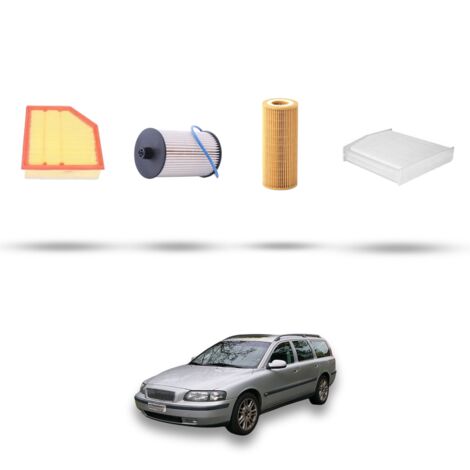 Kit Tagliando compatibile con Volvo V70 II 2.4 D 93Kw dal 2005 al 2007