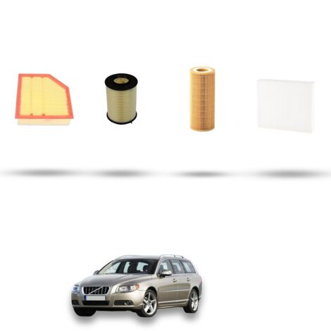 Kit Tagliando compatibile con Volvo V70 III 2.4 D4 (135) 120kw Dal 2007