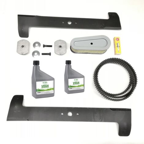 Kit tagliando + revisione piatto trattorino Castelgarden Twin Cut 122 (Stiga - Honda - Alpina - Mountfield - Viking e altri modelli) - 105001