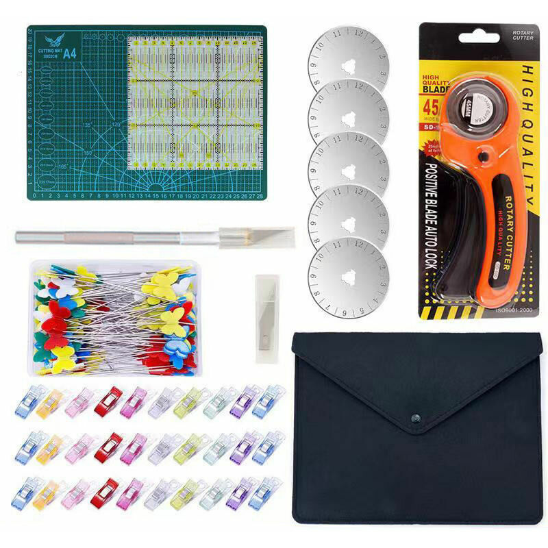 Kit taglierina rotativa 45 mm tagliatessuto con