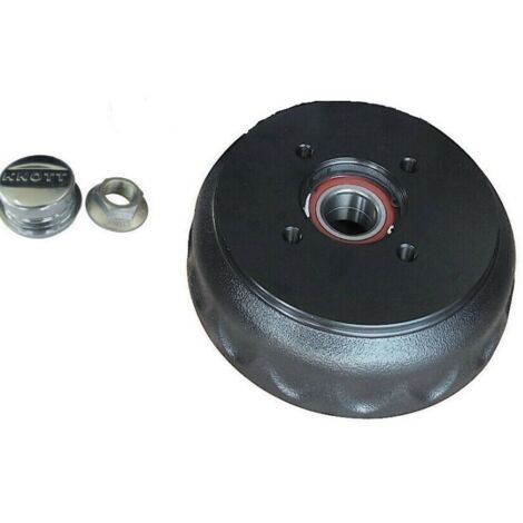 Kit tambour de frein 4 trous 130 mm – Diamètre intérieur 200 mm – Largeur 50 mm – Installation rapide et simplifiée – Knott