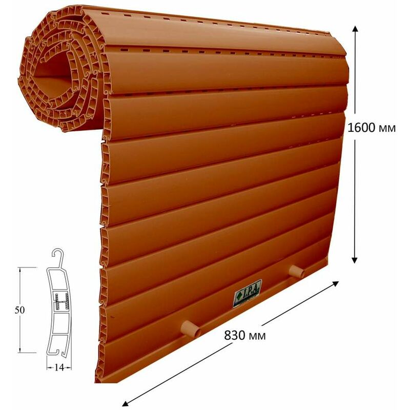 Cfadda Kit Tapparella In Pvc 6 Kg mq Legno