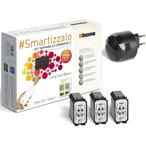 Kit tapparelle domotica Bticino Smart espandibile con Gateway e tre comandi SKG3602KIT