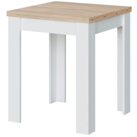 KIT TAVOLO A LIBRO 67X67X135 CM ROVERE BIANCO- 1,0 pz