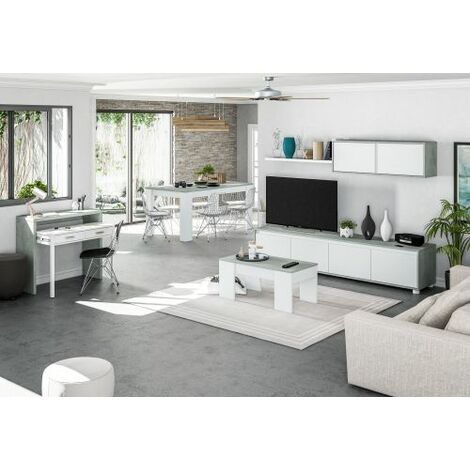 Console tavolo allungabile 10 coperti 4 prolunghe - colore Bianco - ONEGA