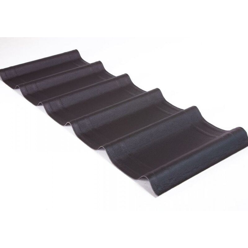 

Kit Teja asfáltica ONDUVILLA (6,5 m2 útiles de cubierta) Color Negro - Negro sombreado