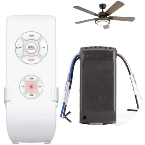 Kit telecomando per ventilatore da soffitto, telecomando universale intelligente WiFi per ventilatore da soffitto con controllo della velocità e funzione di temporizzazione