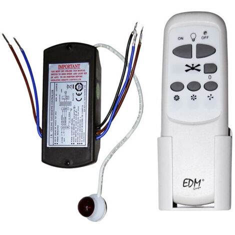 Kit Telecommande  Universelle Pour Ventilateurs De Plafond Edm