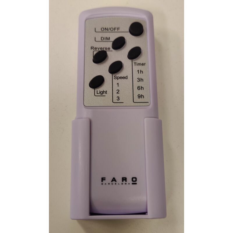 Faro Barcelona - Kit télécommande+récepteur pour télécommande ventilateur faro 2w 220-240v blanc noir - 3r176n