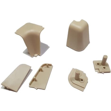 BRICO LEGNO STORE Kit terminali tappi e angolari per alzatina accessori top cucina vari colori
