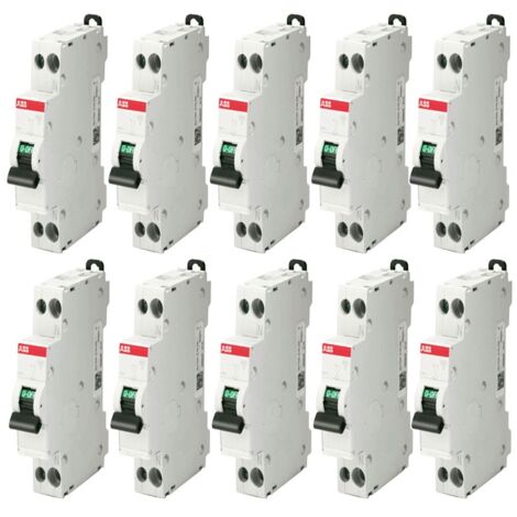 Kit termomagnético Abb 1 módulo 1P+N 4,5KA 16A SN201LC16