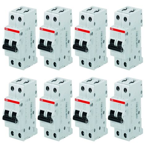 Kit termomagnético Abb 1+N 2 módulos 1P+N 4,5KA 16A S598392
