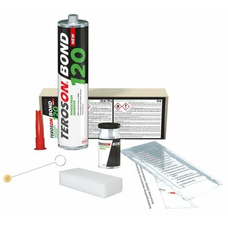 Kit Teroson Bond 120 Adesivo per Sostituzione Parabrezza con 2 ore di SDAT (tempo di fermo auto)