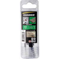 Kit terrasse DIAGER Bois - Fraisoir carbure 45°+ Butée de prof +3 forets Ø4 + clé de montage - 902D04
