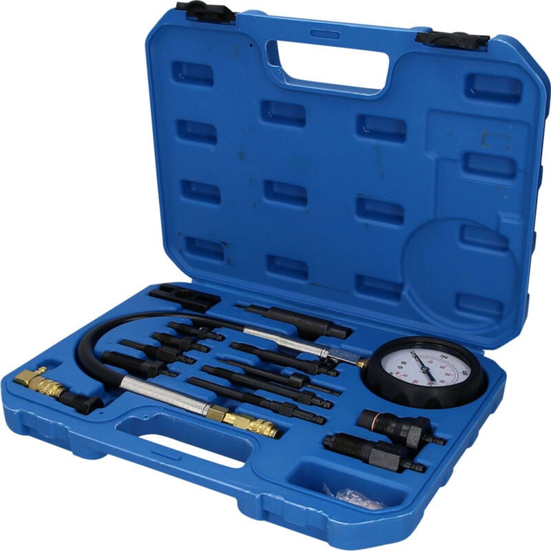 Brilliant Tools - Coffret de contrôle de compression pour moteurs diesel, 15 pcs