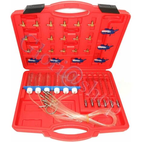 Kit Tester Controllo Prova Iniettori Auto Motore Diesel Iniettore Adattatori