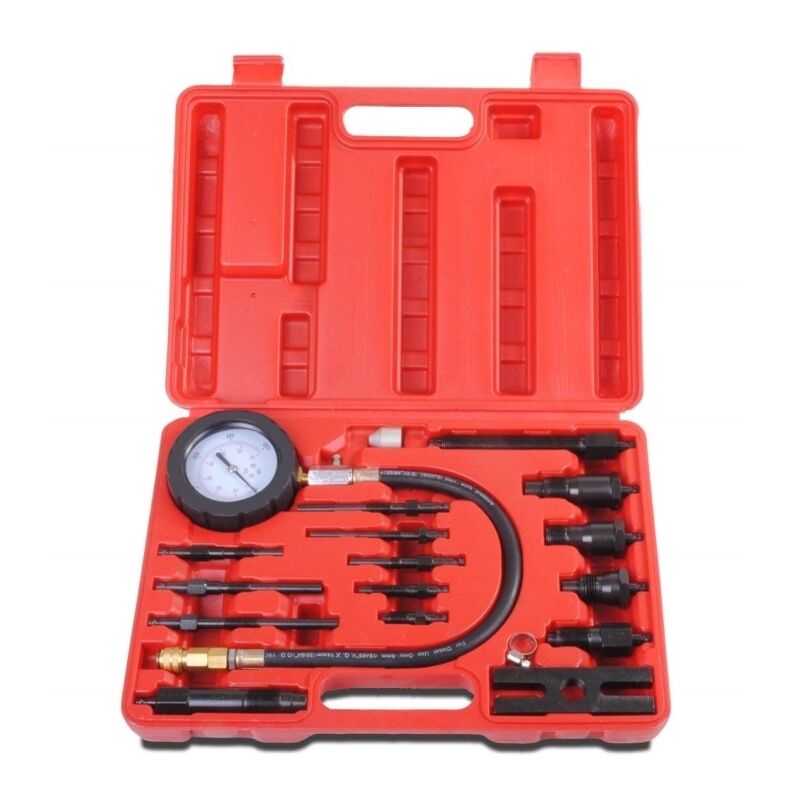 Image of Kit tester pressione e compressione cilindri motore auto e motori a Diesel set 17pz