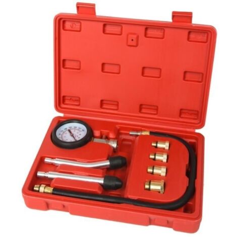 Kit testeur de compression compressiomètre moteur essence cylindre + coffret 3408050