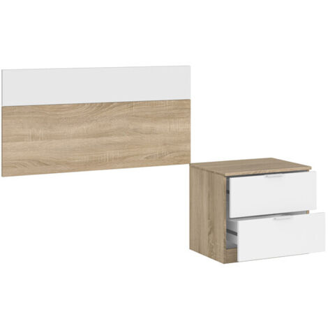 KIT TESTIERA LETTO SING+COMODINO BIAN ARTIK ROV- 1,0 pz