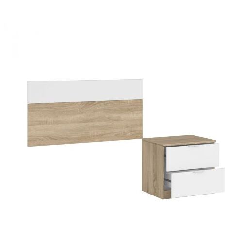 KIT TESTIERA LETTO SING+COMODINO BIAN ARTIK ROV