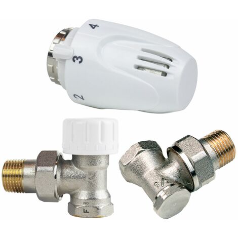 Kit tête thermostatique M30 – Raccord M30 – Dimensions 15 x 21 mm – Équerre incluse – 4154506 – Altech