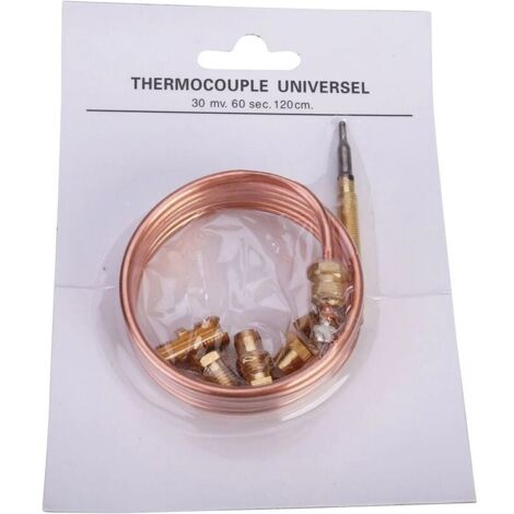 Kit thermocouple universel à gaz avec 5 raccords 120 cm-LIAIKI