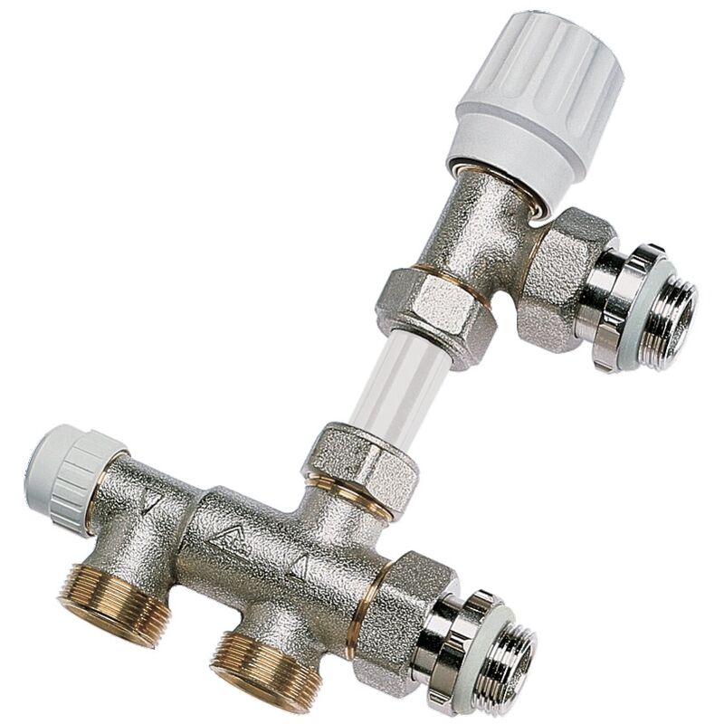 Kit thermostatique monotube équerre - Male 15x21