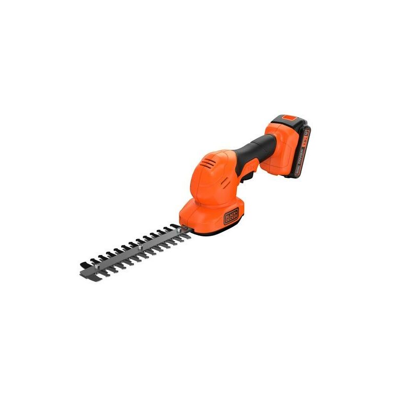 

Black+decker - Kit Tijera cortacésped + arreglasetos con una batería 18V 2Ah Litio Black+Decker BCSS18D1-QW