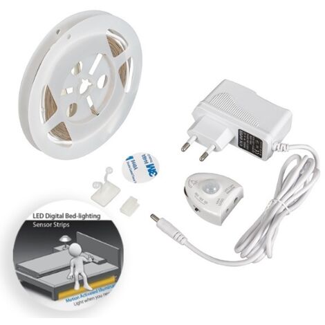 Kit Tira de LED 12V DC SMD2835 Éclairage de Lit IP20 - 1.20 Métros - DSC 3000K - Ledme - LM2217