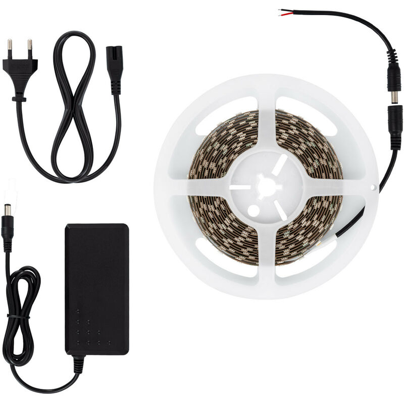 

Kit Tira LED 12V 70W 60LED/m 5m IP20 con Fuente de Alimentación Blanco Neutro 4000K - 4500K . - Blanco Neutro 4000K - 4500K