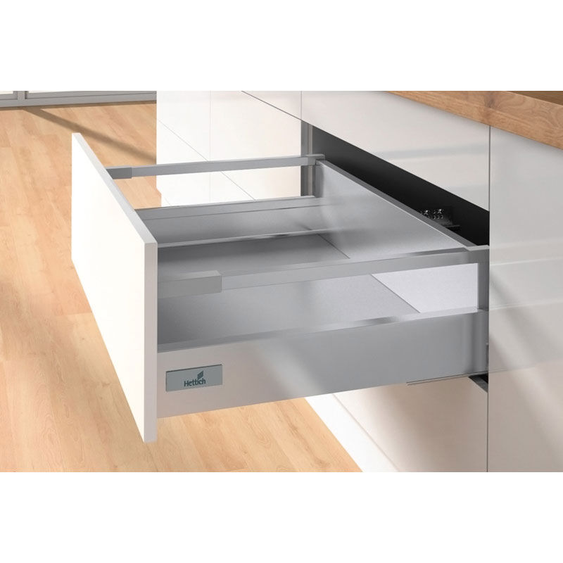 Kit tiroir complet hauteur 144 innotech atira Hettich Décor : Anthracite - Longueur : 260 mm Hettich