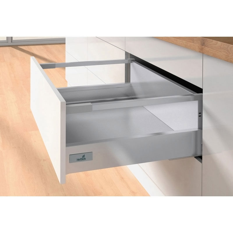 Kit tiroir avec bandeaux hauteur 176 - innotech atira 70 - Décor : Anthracite - Longueur : 260 mm Hettich