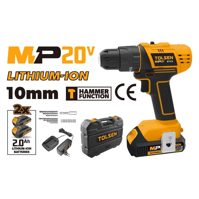 Kit Tournevis Batterie 20v Se'Rie Mp20v Avec Percussion