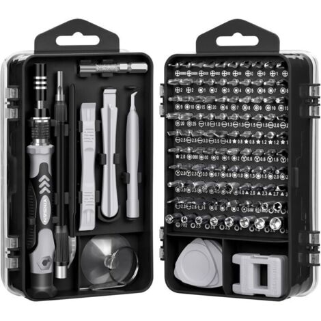 Kit Tournevis de Précision, Kit Mini Tournevis Magnétique, Set Outils Informatique de Réparation pour PC, Laptop, Consoles de Jeux