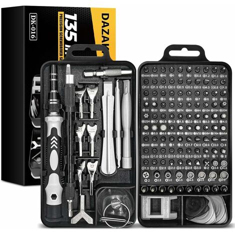 Kit Tournevis de Precision S2, 135 en 1 Outil de Precision Pour Réparer Smartphone, Ordinateur, Tablette, Lunettes, Montre, Petits Appareils Ménagers