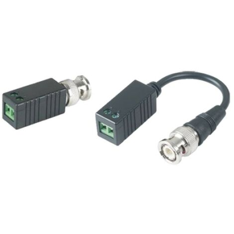 Kit transceptor pasivo Comelit AHD a UTP Cat5 conectores BNC AHUTP610C