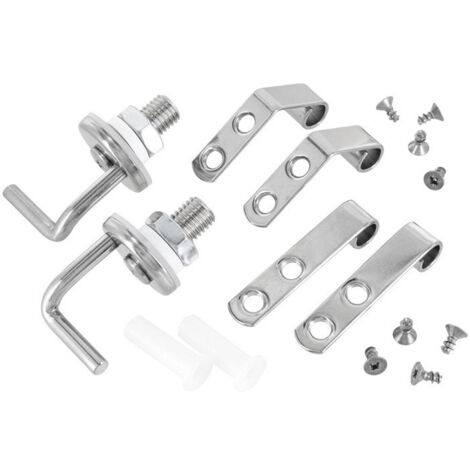 Kit transformation charnière pour abattant WC TIZIO chrome IDEAL STANDARD