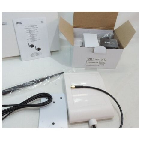 Kit transmission radio 1 caméra portée 100m fréquence 2.4GHz 4 canaux extérieur avec alim 230V URMET 1099/1017