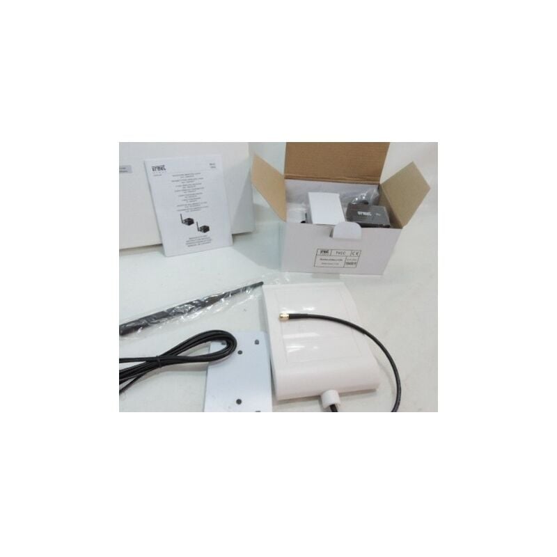 Kit transmission radio 1 caméra portée 100m fréquence 2.4GHz 4 canaux extérieur avec alim 230V Urmet 1099/1017