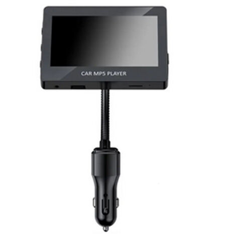 Kit Trasmettitore Vivavoce Monitor Auto 4.3'' Wireless M5 LCD Lettore FM Radio