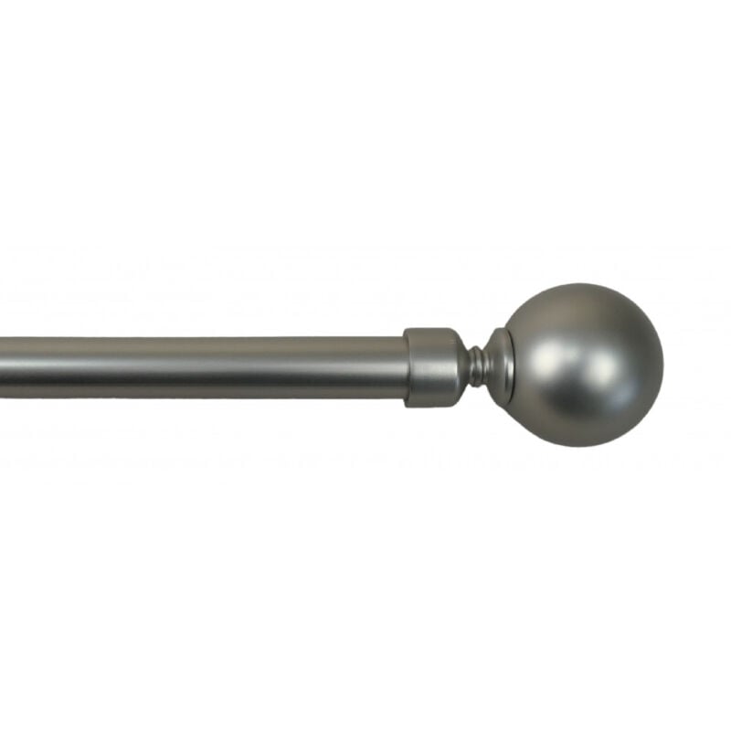 SPHERE - Kit tringle extensible ø 16/19 110 à 210 cm Coloris - Nickel mat