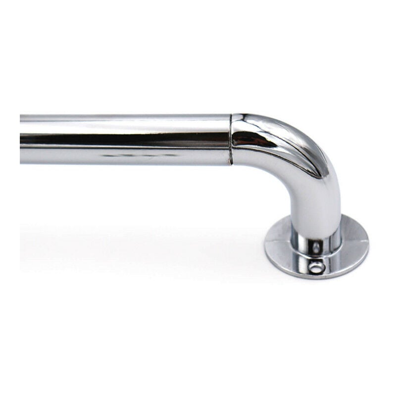 Tringle pour Penderie, Incurvée, Chrome, Extensible de 800 à 1200 mm, pour Rideaux