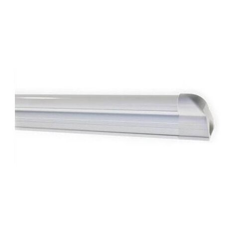Kit tube néon T5 LED 60cm 9W – Support aluminium brossé – Éclairage blanc neutre 4000K – Flux lumineux 800Lm – Alimentation 220V – Greensensation