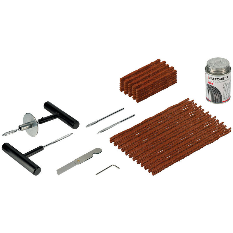 Autobest - Kit tubeless meches 57 pieces