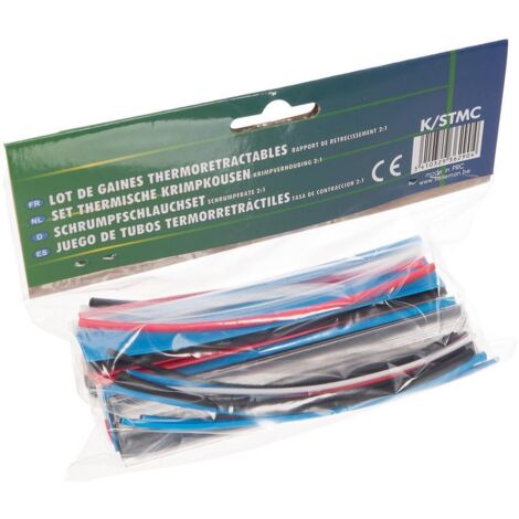 Kit tubi termorestringenti - 40 pezzi - multicolore
