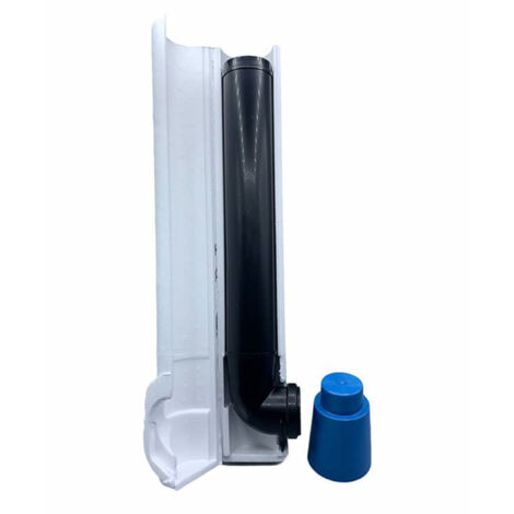 KIT TUBO DI RISCIACQUO PER CASSETTA INCASSO MODELLO TROPEA S E TROPEA 3 - ø56 MM - L. 375 MM  - VIL