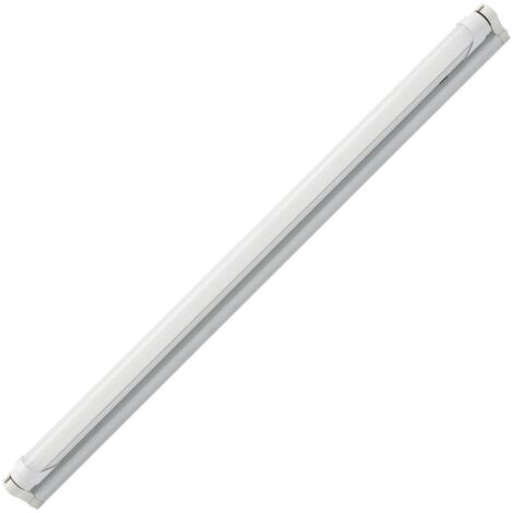 Kit Tubo LED T8 G13 120 cm 18W 140lm/W  Nano PC + Supporto Portatubo  No Flicker 3000K Bianco Caldo No
