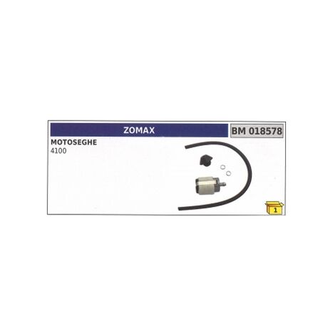 Kit tubo pescamiscela ZOMAX motosega 4100 codice 018578